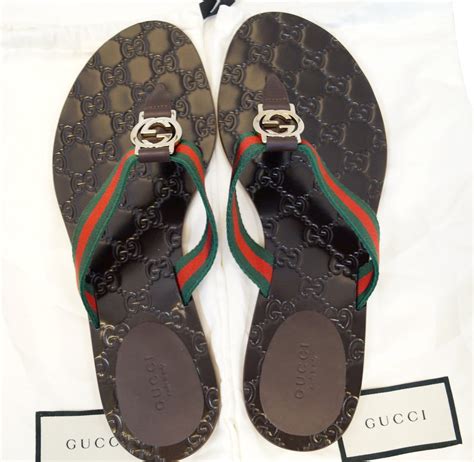 gucci women's gg web thong sandals stores|Gucci unisex sandals.